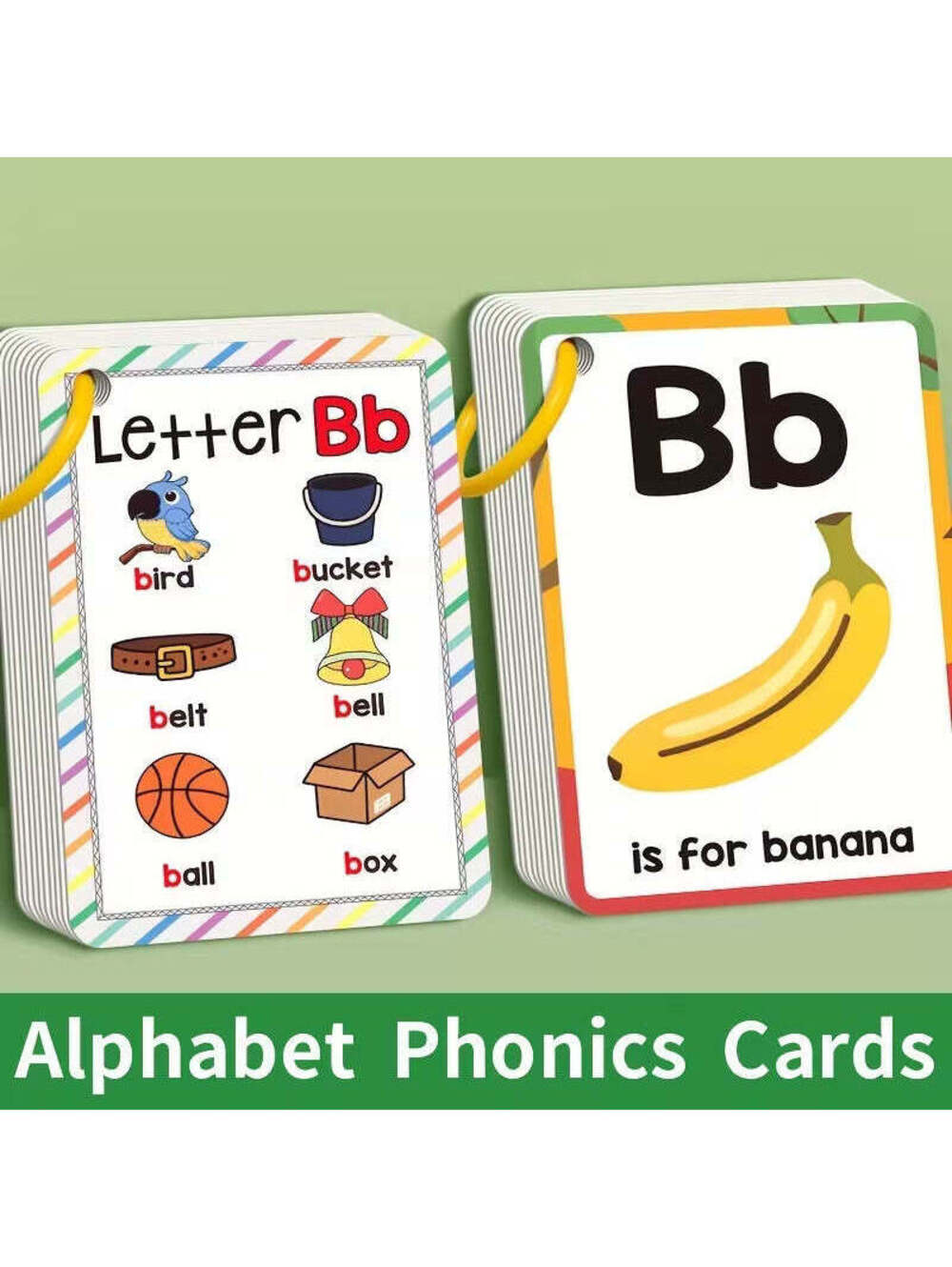 27pcs Colorful Alphabet Phonics Learning Cards | English Letter Sounds Set